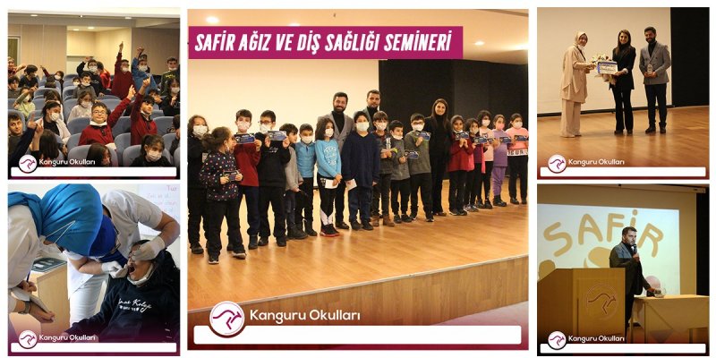 Safir ağız ve diş sağlığı seminerinden kareler