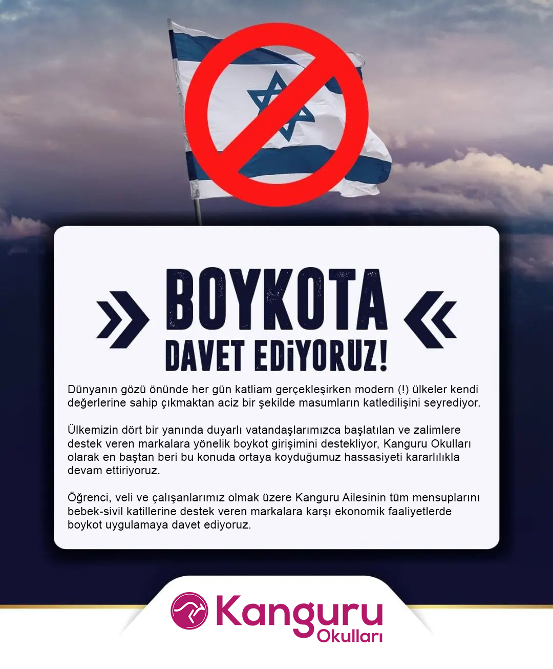 İsrail Ürünlerini Boykot Ediyoruz!