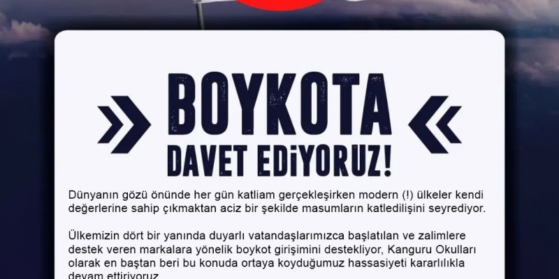 İsrail Ürünlerini Boykot Ediyoruz!